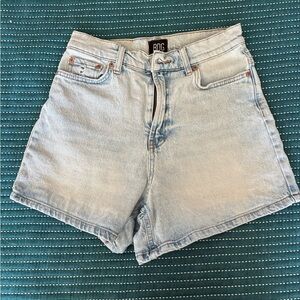 BDG Faded Blue Denim Shorts